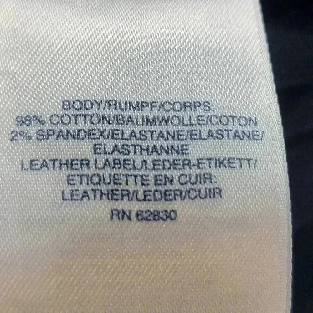 Lands End Corduroy Pants Womems 16 Navy Blue Mid Rise Straight 35 x 31 Classic - Picture 10 of 16